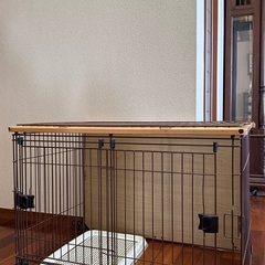 犬のケージ（中古） & 室内用しつけトイレ（新品同様）の画像