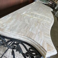 商談中【愛品館八千代店】THEODORE ALEXANDER（セオドアアレキサンダー）メートランドスミス　大理石　アイアン　コンソールの画像