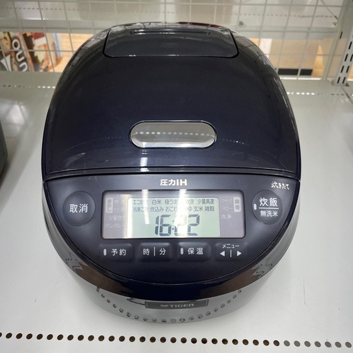 ★ジモティ割あり★ タイガー TIGER 圧力IH炊飯器 JPK-BK10 5合 22年製 動作確認／クリーニング済み SJ6536