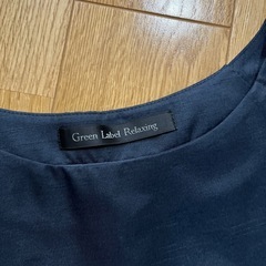 green label relaxing ワンピース　ネイビーの画像