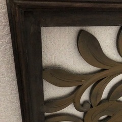 【お取引中】手作りボタニカルデザイン　木枠、装飾品の画像