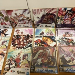 ワンピース　色紙　一番くじ