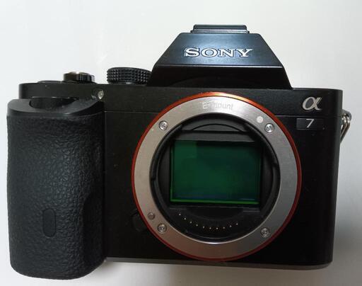 SONY/a7/ILCE-7K/黒/USED/本体のみ/レンズ・バッテリー無し/動作確認済み/レンズ交換デジタルカメラ/即日・お渡し可能