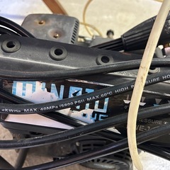 エンジン式高圧洗浄機　使用感ありの画像