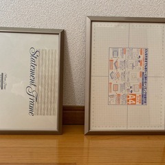 A4、B5、ハニサイズ　シルバーフレーム！複数あり！