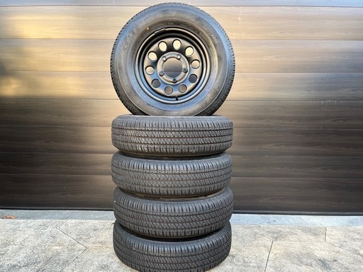 ジムニーシエラJB74純正スチールホイール＋タイヤ5本セット