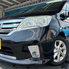 フリップダウンモニター付き☆走行 9万キロ台☆月々1.2万円〜分割払い可❗️車検2年付き！大人気☆日産 セレナ ハイウェイスター☆8人乗り☆☆ナビ☆走行中DVD見れます☆ETC☆バックカメラ☆ドラレコ付きのフル装備☆両側電動スライドドア☆クルーズコントロール搭載☆ウィンカーミラー☆フル装備☆車内広々三列シート‼️の画像