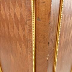 アンティークスタイル｜寄木細工｜フラワースタンド｜花台の画像