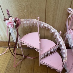 ハンドメイド飾り棚　の画像