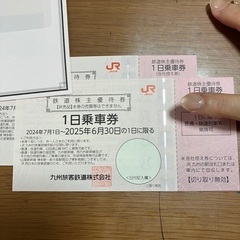JR九州　株主優待　2枚