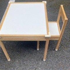 無料　０円　IKEA レット　子ども用イス　テーブルセット
