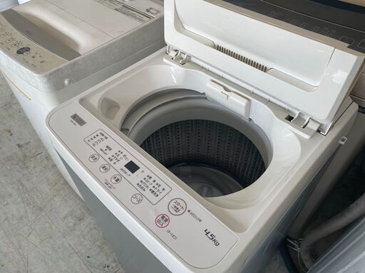 洗濯機の分解クリーニング行っています！配送設置込みヤマダセレクト4.5K洗濯機　2020年製　分解クリーニング済み！！