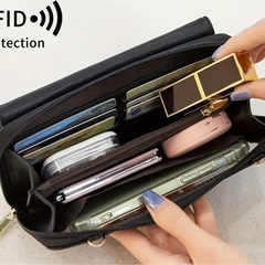 【新品】ｼｮﾙﾀﾞｰﾊﾞｯｸﾞ（ﾀｯﾁｽｸﾘｰﾝ付）黒の画像