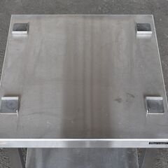 【7/25中直】≪zyt1571ジ≫ マルゼン オーブン架台 幅58.5cm 奥行60cm 現状品 スチーム台/コンロ台/置台/ステンレス作業台/設備/中古厨房機器/宮城県仙台市 60714-06の画像