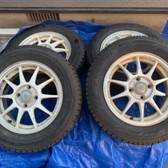 165/70R14 IG60 スタッドレス　ENKEI製ホイール