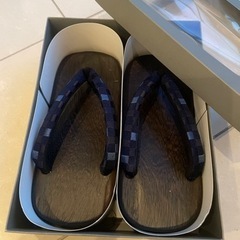 新品　メンズ桐下駄