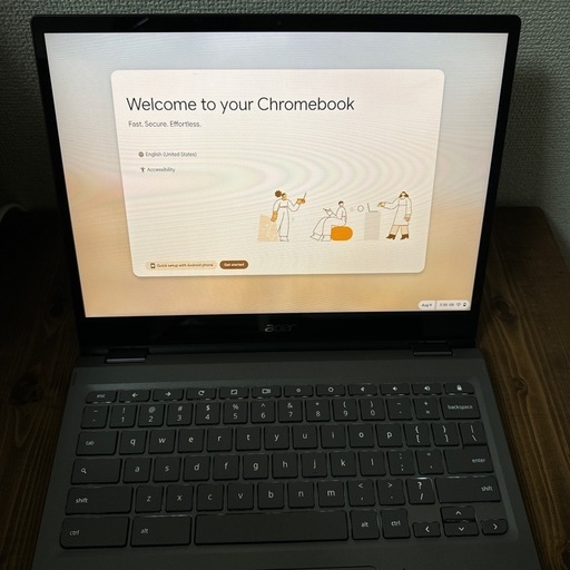 【美品】Acer ChromeBook Spin CP713-2W現状品