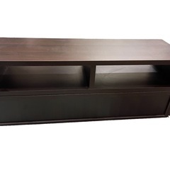 テレビボード 茶の画像