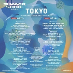 サマソニ2024  東京8/17チケット
