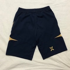 アンブロ umbro ハーフパンツ ネイビー×ゴールド Mサイズの画像