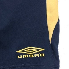 アンブロ umbro ハーフパンツ ネイビー×ゴールド Mサイズの画像
