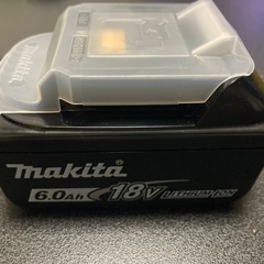 マキタ バッテリー18v6.0Ah 新品【値下げ済】
