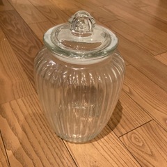 ガラスの容器未使用品