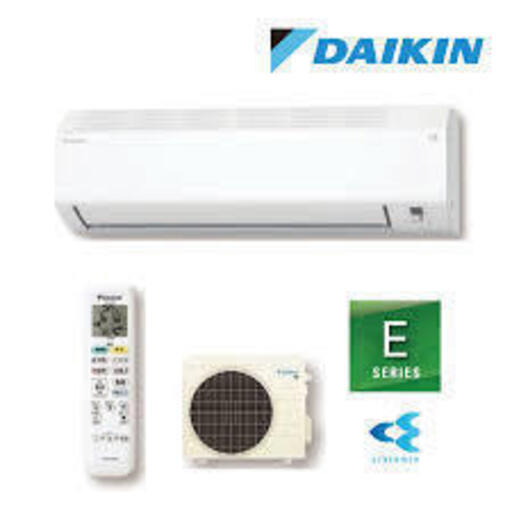 【大人気機種】標準取付工事費込74000円 ダイキン 新品 2024年モデル S224ATES-W-SET ホワイト　 Eシリーズ　(主に6畳～8畳用)【エリア内エアコン取付工事込み74000円】3