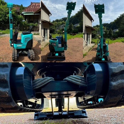 中古 ミニユンボ コベルコ KOBELCO SK008 1t未満 クラス 倍速付 可変脚