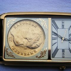 LAARVEE 自動巻き時計 黒/シルバー ステンレススチール