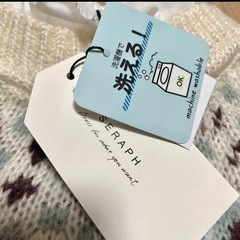 【新品未使用】セラフのニットワンピの画像