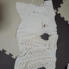 キルト生地　コンビ2枚、短肌着2枚セットの画像