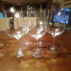 チューリップワイングラス５個の画像