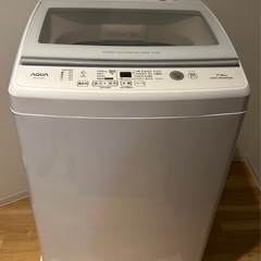 【お譲り先確定済み】 
AQUA  全自動電気洗濯機