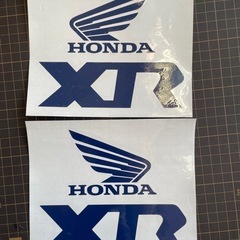 XR用タンクデカール左右セット