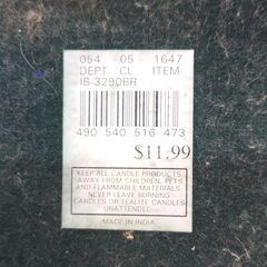 ロウソク立て　インド製の画像