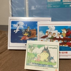 ジブリパズルと額のセットの画像