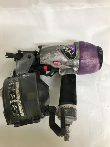 北見市発】ヒタチ HITACHI 日立 65mmロール釘打ち機 NV65AJ 紫