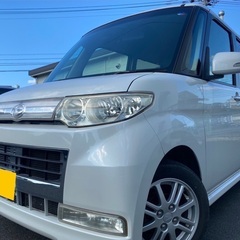 月々9千円〜分割可❗️車検2年付き！【名義変更代込み】広い車内！大人気‼️ダイハツ タントカスタム☆HDDナビ付き☆走行中DVD見れます☆純正アルミ☆電動スライドドア☆ドライブレコーダー☆そのまま乗って帰れます！岡山の画像