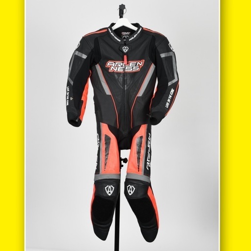 ARLENNESS 48 身長〜170程度 定価16.9万 レーシングスーツ 革ツナギ MFJ公認 サーキット BERIK