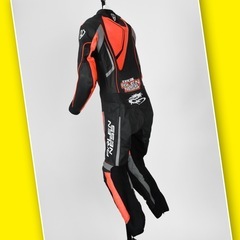 ARLENNESS 48 身長〜170程度 定価16.9万 レーシングスーツ 革ツナギ MFJ公認 サーキット BERIK の画像