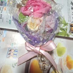 新品未開封自宅保管品お花の装飾の手鏡