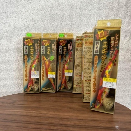 野毛屋 エギテンヤ 20号 25号　6点セットリーダー付き エギング