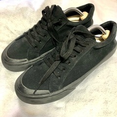 ノーブランド　カジュアルシューズ　大きめ　27 used 黒