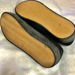 ノーブランド　カジュアルシューズ　大きめ　27 used 黒の画像