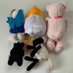 未使用もあり キャラクターグッズ ストラップ ぬいぐるみ 5点セット ぐでたまの画像