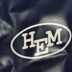 HEM　バッグ(紺x白)の画像