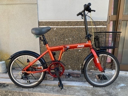 ＪＥＥＰ折り畳み自転車　20インチ　６段変速