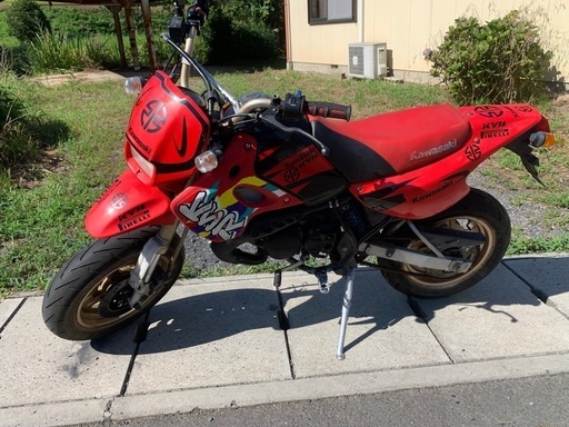 １６日まで取り置き決定‼️訳あり特価‼️ 早いもん勝ちです格安❣️カワサキKSR50cc軽整備実働❣️