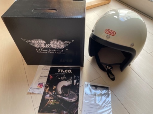 TT&CO. スーパーマグナム　ジェットヘルメット　試着のみ/ほぼ新品